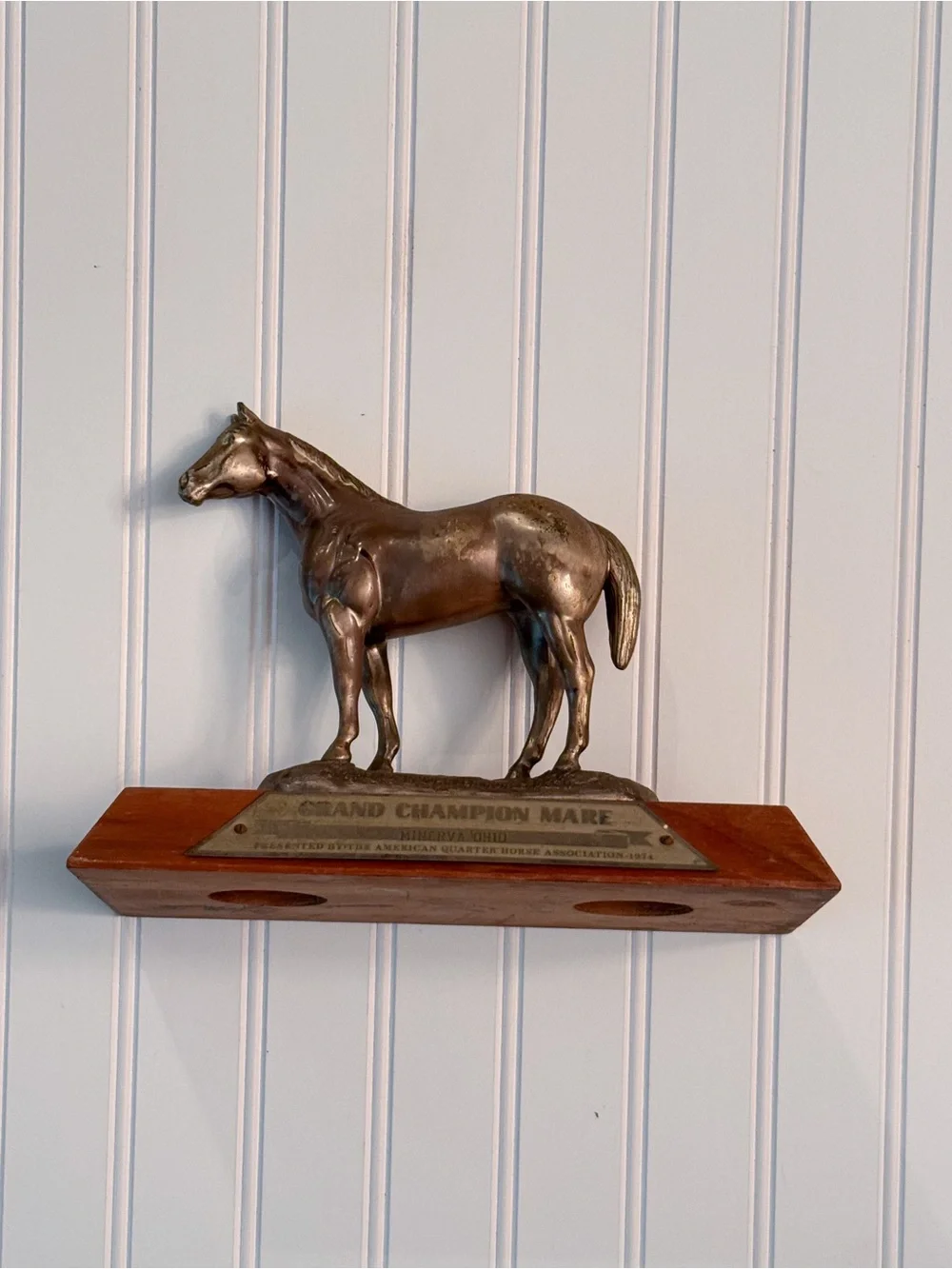 1974 AQHA Grand Champion Mare Horse Trophy